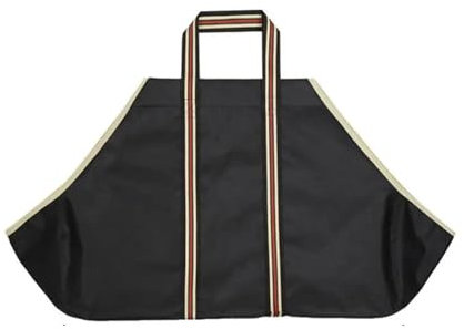 Cesto Portalegna Portalegna Portalegna impermeabile con manici Borsa portalegna da 28,3 x 17,7 pollici Accessori per stufe a legna per caminetto Borsa portalegna