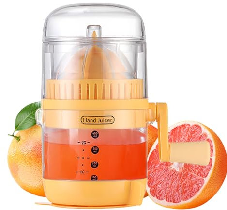 Hand Juicer | Handheld Lemon Orange Squeezer Reamer,Food-Grade Reamer Fruit Extractor with Handle Lime Press for Home Travel Kitchen Counter