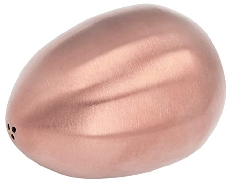 Asixxsix Shaker per Uova in Acciaio Inossidabile, Saliera Antiruggine per Feste, Riunioni di Famiglia (Oro rosa)