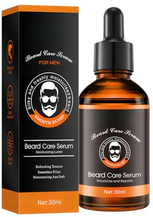 Siero Nutriente e Ammorbidente per Barba 2x30ml, Formula Leggera con Oli Preziosi che Lascia il Pelo Morbido, Setoso e dall'Aspetto Sano, Perfetto per la Cura Quotidiana della Barba