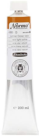 Schmincke – Norma® Professional - feinste Künstler-Ölfarben, Lichter Ocker natur - 200 ml