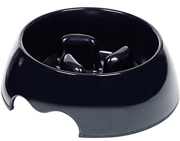 Nobby 73486-06 Anti-Schling Napf schwarz, 17.5 x 6.5 cm, 400 ml