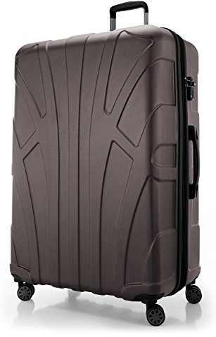SUITLINE - Luggage Suitcase Extra-Large XL Hardside Hard Shell Spinner Trolley 4 Wheel Case, TSA, 85 cm, 160 Liter, Titan