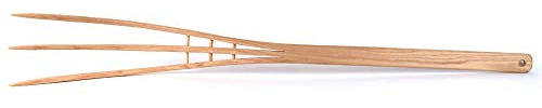 Clark Bending Bent Wood Hay Fork, Vintage Antique Style Amish Made Lightweight Pitch Fork, 48
