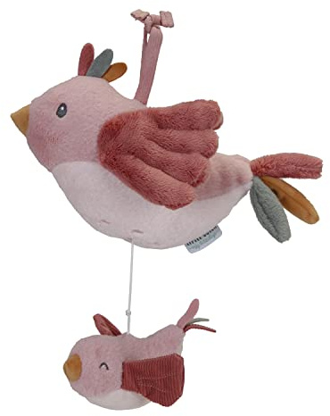 Little Dutch 8705 Stoff Spieluhr Vogel Olivia - Flowers & Butterflies
