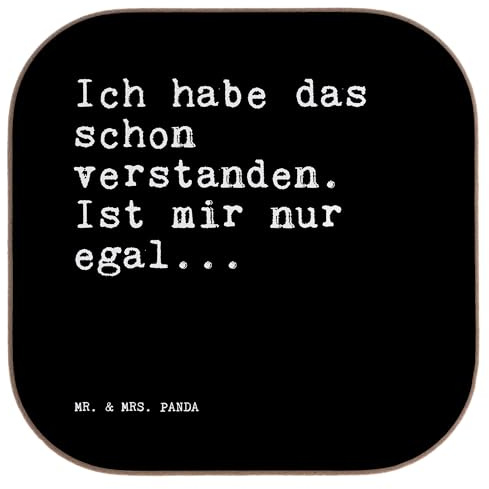 Mr. & Mrs. Panda Untersetzer für Gläser Ich Habe das Schon... - Geschenk, gläseruntersetzer, Coaster, Sprüche, Getränkeuntersetzer, Kinder, Tassenuntersetzer, Sohn, Freund, Partner, Glas, Papa