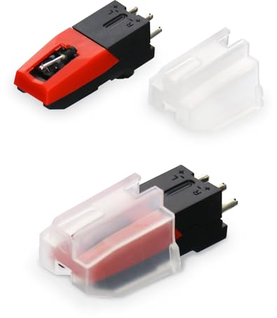 QWORK® 3 Stück Ersatz Nadel für Plattenspieler, Universal Saphirspitze Nadel für Meiste Phonograph,Vinyl Plattenspieler