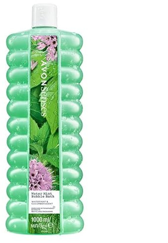 AVON Senses Bubble Bath Schaumbad Wasserminze/Gurke 1 L