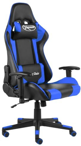 DYRJDJWIDHW Lounge Sessel,XXL sitzsack,schaukelstuhl,Gaming-Stuhl Drehbar Blau PVCrelaxsessel,lesesessel,Sessel,stillsessel,