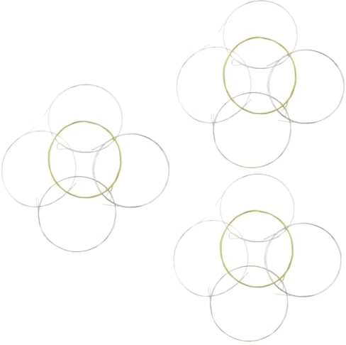 BESTonZON 15 Stück Banjo Saiten Banjo Zubehör Musikinstrumenten Zubehör Saiteninstrument Banjo Ersatzzubehör Banjo Saiteninstrument Zubehör