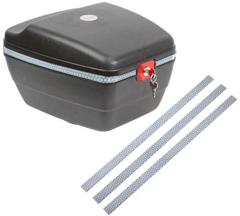 Westmark Touring Tresor – Fahrradkoffer für alle Gepäckträger, inkl. Befestigungsmaterialien und 3 Reflektorbändern, diebstahlsichere Befestigung – 14 Liter, 543022E6