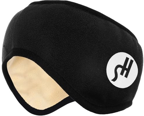 CALLARON Sleep Ear Muffs - 2 in 1 Sleeping Eye Mask, Adjustable Soundproof Ear Muffs, Eye Sleep Shade Cover Headband, Thermal Eyes Cover for Yoga, Meditation, Travel Flight