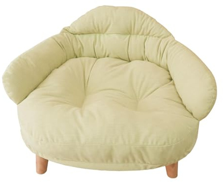 Schlafsofa für Haustiere, Schlafsofa für Katzen, rutschfestes Hundebett mit Füßen, Hundesofa, waschbar, Katzenbett, weich, für Wohnzimmer und Schlafzimmer