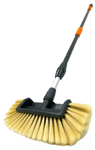 TAMS® Teleskop Waschbürste mit Soft-Ventil 4-Fach 130-250 cm