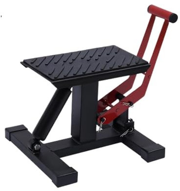 RVIFY Motorrad Hebebühne ​Motorrad-Hebeständer, Höhenverstellbar 25-40 cm, 30 * 31 cm Basis, Universeller Motocross-Wartungsständer Motorradständer