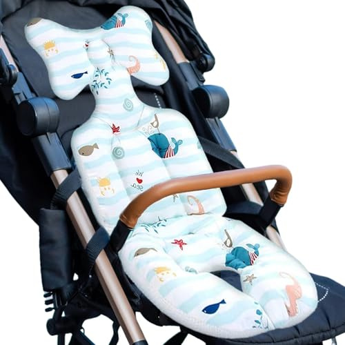 Sätesskydd för barnvagn | Sitsdyna för barn, svampad babykroppsstöd | madrass för barnvagn, babystol och bil