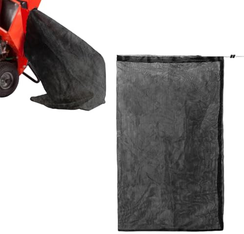 Wood Chipper Shredder Bag,24in×48in Leaf Collection Bags Chipper Bag Accessories for Garden Equipment Lawn Yard (Black-1PCS)