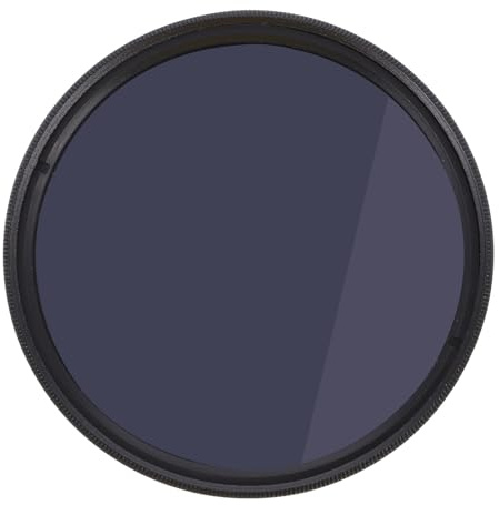 HOUDERCO Variabler Neutraldichtefilter für Langzeitbelichtung aus Aluminium 62mm Tragbarer und Einfacher Objektivfilter für Kamera und Wellenszenen