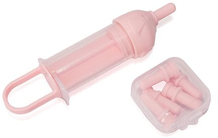 Pitadue Biberon d'allaitement pour animaux de compagnie avec tétons amovibles, seringues, biberons de lait pour chatons, chiots