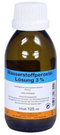 WASSERSTOFFPEROXID Lösung 3% Ph.Eur. 125 ml