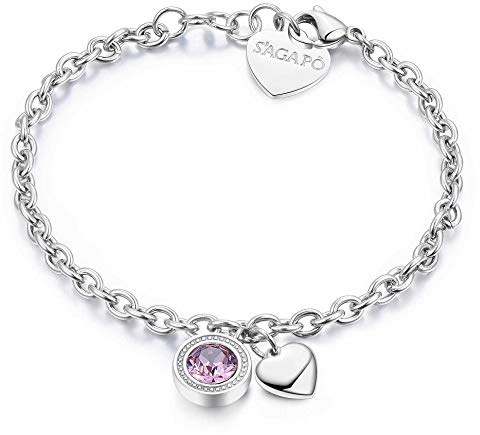 bracciale donna gioielli Sagapo Lucky Light SKT11 bracciale sagapò Cuore