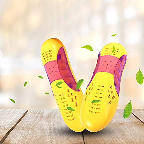 Hakeeta Kits de Soin de Chaussure, Prise européenne Voilet Light, sèche-Chaussures, Chauffe-Bottes chauffantes, désodorisant, Dispositif de déshumidification en Plastique