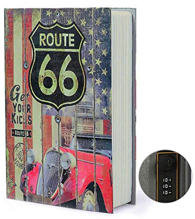 Scatola portaoggetti e libro di sviamento, cassaforte segreta nel dizionario con serratura/chiave a combinazione di sicurezza, cassaforte nascosta nel libro di sviamento