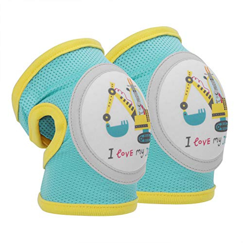 FakeFace Unisex Baby Crawling Knee Pads Mesh Kneepads Anti-slip Elastic Breathable Protective Knee Pad Guard Protector Cover for 1-4 Years Kids