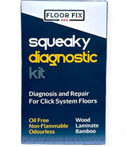 TEST PACK For Squeaky CLICK SYSTEM FLOORS Identify and Remedy Squeaks In Wood & Laminate Floors Includes Lubricant + Liquid Gasket - Safe for Underfloor Heating - Made in UK by Floor-Fix Pro