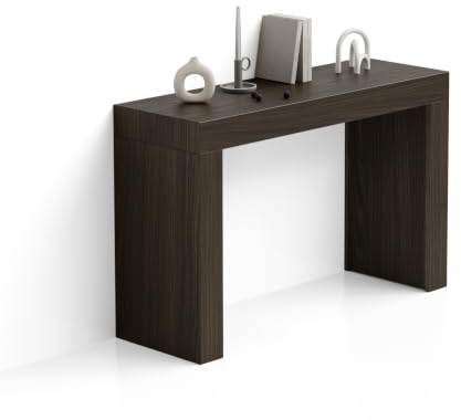 MOBILI FIVER, Consola de Entrada Evolution 120x40, Nogal Americano, Made In Italy