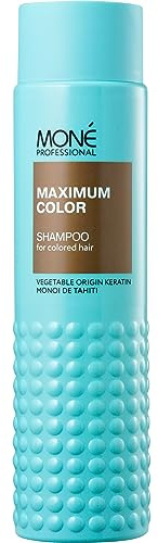 MONÉ PROFESSIONAL Champú de Queratina para Cabello Teñido - Protección del Color - Nutre, Hidrata y Hace Brillar tu Cabello - 300 ml
