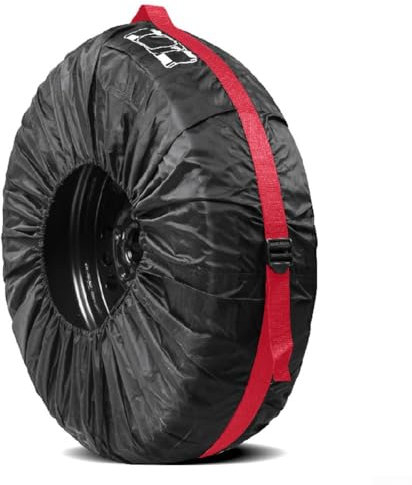 Wheel Protective Cover, Spare Tire Cover Universal Wheel Tire Cover Waterproof With Storage Bag, Black Wheel Cover, for Car SUV Vehicle Truck(for 19-23inch tires)