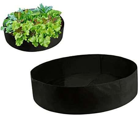 BESPORTBLE Filzpflanzbeutel Rund aus Filz mit Isolationsleistung und Wasserrückhalt für Garten und Schulanlagen Praktischer Pflanzsack für Gemüse und Pflanzen