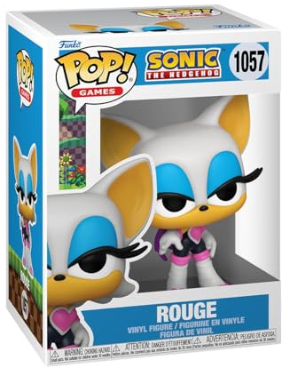 Funko POP! Spel: Sonic - Rogue The Bat - Rouge - Sonic The Hedgehog - Vinyl samlarfigur - Presentidé - Officiella varor - Leksak för barn och vuxna - TV-spel fans