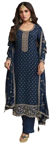 Kurti bazaar pakistansk indisk underbar damkläder vacker Salwar Kameez-byxa Dupatta kostymer
