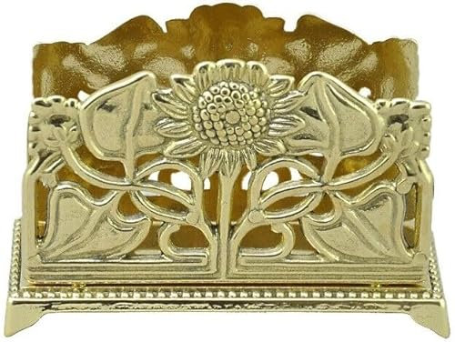 Briefhalter BRIEFSTÄNDER - Ablage-SERVIETTENHALTER Messing