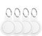Air Tracker Tags 4 Pack, Item Locator Compatible With Apple (IOS Only) Replaceable Battery, Item Finder For Keys,Luggage,Suitcase etc, IP67 Waterproof Smart Tracker Air Tag-4 PCS with Holder Keychain