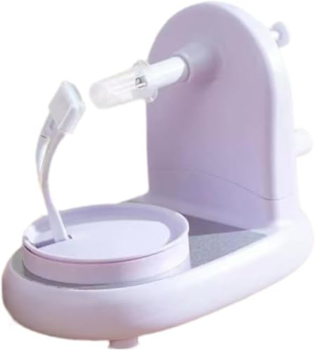 jojomis Pelapatate a manovella per frutta, in acciaio inox, con base a ventosa, pera e torsolatore, per cucina, ristorante, sala da pranzo e viaggi (viola)