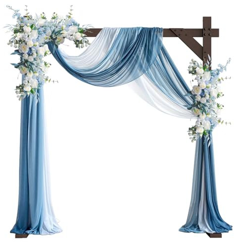 Arco per matrimonio, in legno, 2,28 m, decorazione quadrata, per matrimoni, decorazione classica, per matrimoni, archi di rose, archi da giardino e da giardino