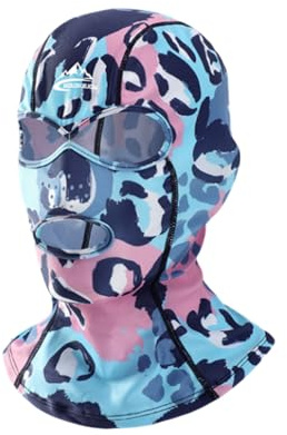 Swimming Caps, Full Face UV Protection Swimming Mask, Head and Neck Cover Protecting from Jellyfish and Other Aquatic Insect,Sunblock (Color 4 XCJH)