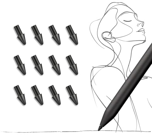 Carbon-Filled Marker Tips for Remarkable Paper Pro Pen | Marker Plus - 10-Pack Premium Marker Nibs with Paper-Like Writing, Smooth Digital Writing & Sketching (10-Pack)
