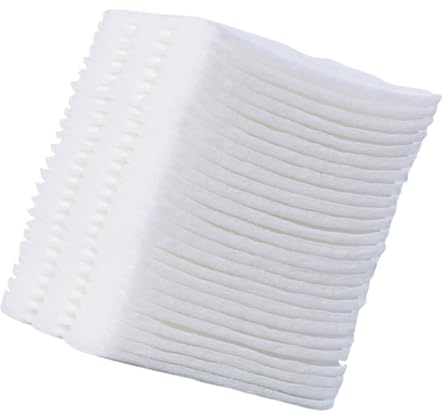 Healvian 3 Stück-pack Dreilagige Baumwolle Make Up Abschminken Pads Doppelseitige Reinigungspads für Tägliche Gesichtsreinigung Weiß Sparsam im Tonerverbrauch Zufällige Farbe