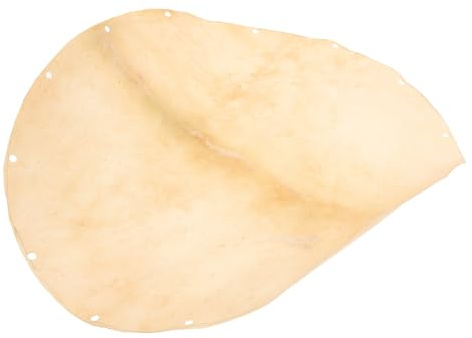 Ersatzfell für Afrikanische Trommeln 8 Zoll Beige Schafsfell | Auftritt und Familie, Angenehme Haptik, Robuste Verarbeitung, Klarer Klang, Leicht zu Tragen