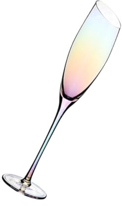 BESPORTBLE Verre à Vin Inclinée Cristal Coloré Verre à Pied Design Original pour Fête Mariage Banquet Coupe à Vin Rouge et Mousseux Unique pour Décoration et Présents