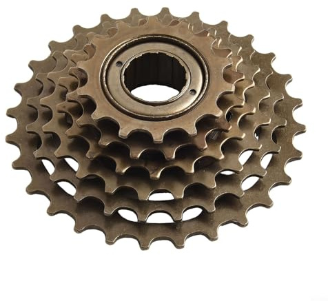 Belnotelt VTT Roue libre 6 vitesses 14 à 28 dents Set cassette de vélo en acier à visser sur pignon arrière résistant à la rouille