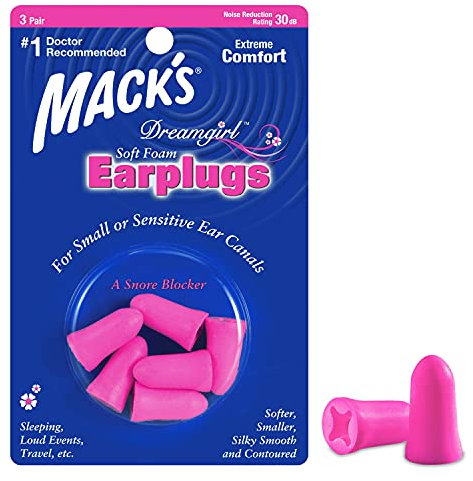 Mack's Dream Girl Ear Plugs (3 Pair) - Pink