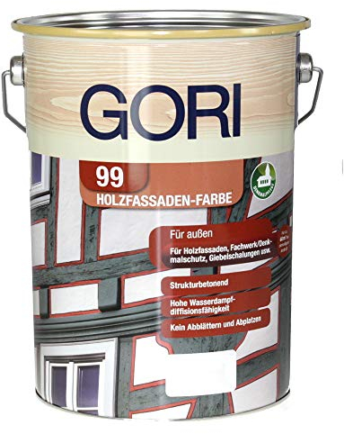 GORI 99 Holz- und Fassadenfarbe 2052 Lichtgrau, 0,75 Liter