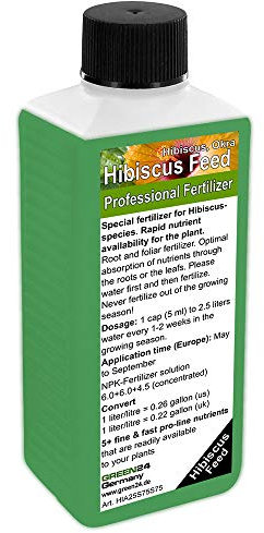 GREEN24 Hibiscus, Okra, Abelmoschus Plant Food - Liquid Fertilizer HighTech NPK, Root, Soil, Foliar, Fertiliser - Prof. Plant Food