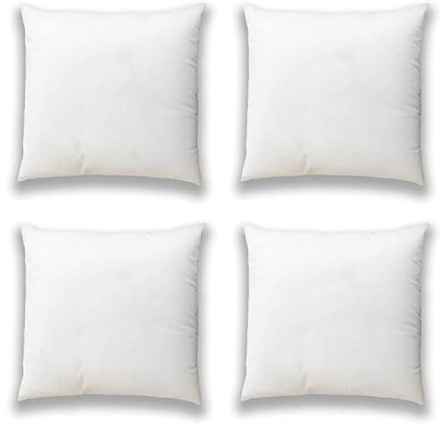 Merino-BETTEN 4er Set Kissen 40x40 | Dekokissen | Couchkissen | Kissen mit Reißverschluss