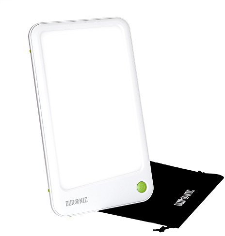 Duronic SAD Sad Light Therapy Lamp Box SAD Portable Daylight S A D Lightbox Sun Lamps, Natural Relief Sunlight Bulb Sad Lights, for S.A.D - Seasonal Affective Disorder Winter Depression (Small)